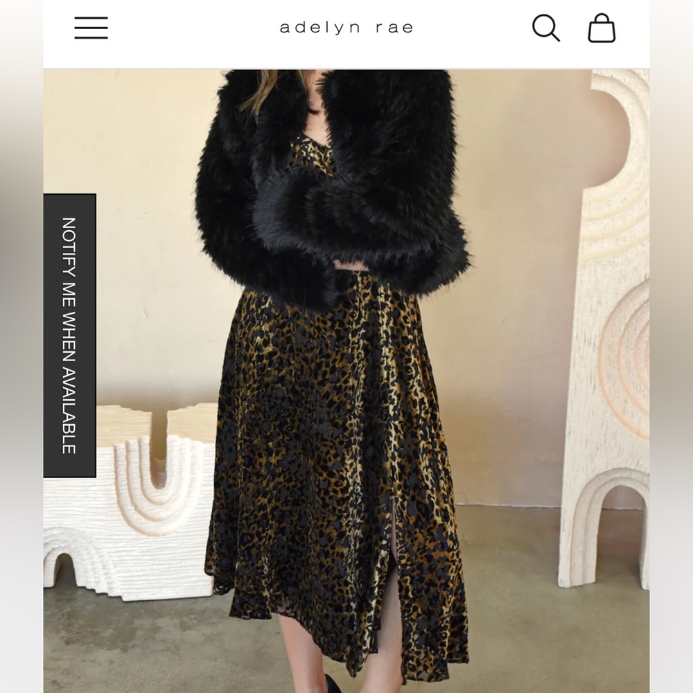 NWT Adelyn Rae Lana Faux Fur Coat - Picture 8 of 10